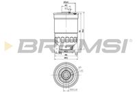 BREMSI FE0797 - Filtro combustible