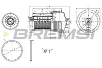 BREMSI FE0804 - Filtro combustible