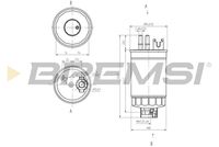 BREMSI FE0812 - Filtro combustible