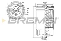 BREMSI FE0827 - Filtro combustible