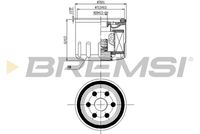 BREMSI FL0141 - Medida de rosca: M 20 X 1.5<br>Diámetro exterior [mm]: 76<br>Artículo complementario / información complementaria 2: con válvula bloqueo de retorno<br>presión apertura válvula de desviación [bar]: 1,2<br>Altura [mm]: 73<br>Diámetro exterior 1 [mm]: 78<br>Diámetro interior [mm]: 71,5<br>Tipo de filtro: Filtro enroscable<br>