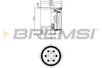 BREMSI FL0144 - Tipo de filtro: Filtro enroscable<br>Altura [mm]: 87<br>Medida de rosca: M 20 x 1,5<br>Diámetro exterior [mm]: 66<br>Diámetro exterior de la junta anular [mm]: 63<br>Diámetro interior de la junta anular [mm]: 55<br>presión apertura válvula de desviación [bar]: 0,96<br>Artículo complementario / información complementaria 2: con válvula bloqueo de retorno<br>