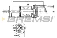 BREMSI FE1018 - Filtro combustible