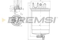 BREMSI FE1310 - Filtro combustible