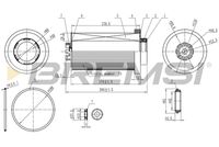 BREMSI FE1848 - Filtro combustible