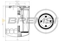 BREMSI FL1424 - Filtro de aceite