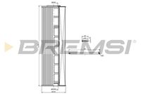 BREMSI FL1735 - Filtro de aceite