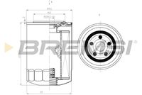 BREMSI FL1772 - año construcción hasta: 03/1984<br>Tipo de filtro: Filtro enroscable<br>Altura [mm]: 92<br>Medida de rosca: M 20 x 1,5<br>Diámetro exterior [mm]: 82<br>Diámetro exterior de la junta anular [mm]: 66<br>Diámetro interior de la junta anular [mm]: 57<br>presión apertura bloqueo retorno [bar]: 1<br>Artículo complementario / información complementaria 2: con dos válvulas de bloqueo de retorno<br>