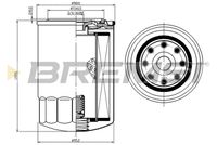 BREMSI FL0301 - Filtro de aceite