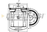 BREMSI FL1476 - Filtro de aceite