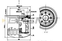 BREMSI FL1758 - Filtro de aceite