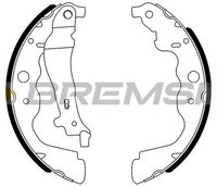 BREMBO K68077 - Lado de montaje: Eje trasero<br>Ancho [mm]: 42<br>Sistema de frenos: Bosch<br>Diámetro interior de tambor de freno [mm]: 228<br>Tipo de montaje: premontado<br>Reajuste: con reajuste automático<br>Diámetro de orificio [mm]: 22<br>