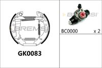 BREMBO K85013 - Lado de montaje: Eje trasero<br>Ancho [mm]: 31<br>Sistema de frenos: VAG<br>Diámetro interior de tambor de freno [mm]: 180<br>Tipo de montaje: premontado<br>Reajuste: con reajuste manual<br>Diámetro de orificio [mm]: 14<br>