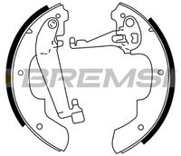 ATE 650285 - Lado de montaje: Eje trasero<br>Diámetro [mm]: 228,6<br>Ancho [mm]: 42<br>Sistema de frenos: ATE TEVES<br>