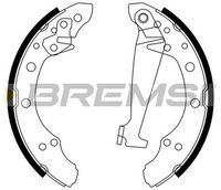 BREMBO K85038 - Lado de montaje: Eje trasero<br>Ancho [mm]: 40<br>Sistema de frenos: VAG<br>Diámetro interior de tambor de freno [mm]: 200<br>Tipo de montaje: premontado<br>Reajuste: con reajuste manual<br>Diámetro de orificio [mm]: 19<br>