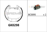 BREMBO K24060 - Lado de montaje: Eje trasero<br>Ancho [mm]: 39<br>Sistema de frenos: Lucas<br>Diámetro interior de tambor de freno [mm]: 203<br>Tipo de montaje: premontado<br>Reajuste: con reajuste manual<br>Diámetro de orificio [mm]: 21<br>