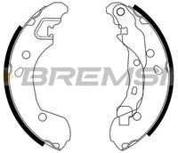 BREMBO K56012 - año construcción hasta: 12/2015<br>Lado de montaje: Eje trasero<br>Diámetro interior de tambor de freno [mm]: 203,2<br>Ancho [mm]: 38<br>Pastilla de freno: con forros<br>Restricción de fabricante: Lockheed System<br>