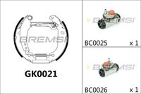 BREMBO K68046 - Juego de zapatas de frenos