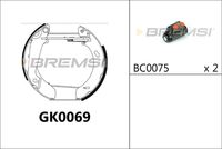 BREMBO K24032 - Juego de zapatas de frenos