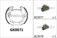 BREMBO K61055 - Juego de zapatas de frenos