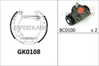 BREMBO K23020 - Juego de zapatas de frenos