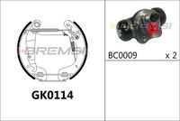 BREMBO K59044 - Juego de zapatas de frenos