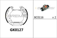 BREMBO K23040 - Juego de zapatas de frenos