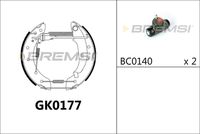 BREMBO K68056 - Juego de zapatas de frenos