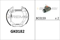 BREMBO K61070 - Juego de zapatas de frenos