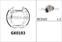 BREMBO K61072 - Juego de zapatas de frenos