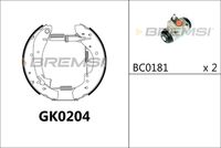 BREMBO K23034 - Juego de zapatas de frenos