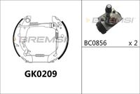 BREMSI BP2360 - Juego de pastillas de freno
