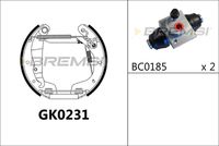 BOSCH 0986487263 - año construcción hasta: 08/2000<br>Lado de montaje: Eje trasero<br>Tipo de montaje: premontado<br>Reajuste: con reajuste automático<br>Artículo complementario/Información complementaria: con accesorios<br>Pastilla de freno: con forros<br>Artículo complementario/Información complementaria: con cilindro de freno de rueda<br>Diámetro interior de tambor de freno [mm]: 200<br>Ancho [mm]: 28<br>Diámetro del pistón [mm]: 19<br>