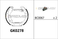 BREMBO K23073 - Juego de zapatas de frenos