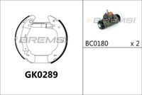 BREMBO K24068 - Juego de zapatas de frenos