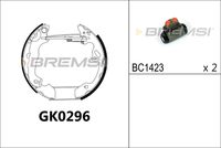 BOSCH 0986487633 - Juego de zapatas de frenos