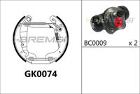 BREMBO K59044 - Juego de zapatas de frenos