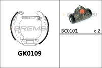 BREMBO K23024 - Juego de zapatas de frenos