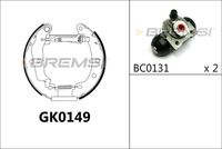 BREMBO K68070 - Juego de zapatas de frenos