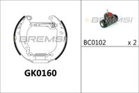 BREMBO K61073 - Juego de zapatas de frenos