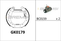 BREMBO K68060 - Juego de zapatas de frenos