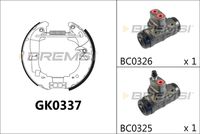 BREMBO K68069 - Juego de zapatas de frenos