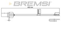 BREMSI WI0910 - Longitud contacto de aviso [mm]: 315<br>Tipo de freno: Discos<br>Lado de montaje: Eje trasero<br>