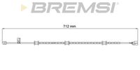 BREMSI WI0960 - Contacto de aviso, desgaste de los frenos