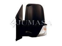 JUMASA 54515540 - Lado de montaje: izquierda<br>Tipo de servicio: eléctrico<br>Función de las luces: con luz intermitente<br>Vehículo con dirección a la izquierda / derecha: para vehic. dirección izquierda<br>Número de conexiones: 6<br>Retrovisor exterior/interiror: calefactable<br>Retrovisor exterior/interiror: con espejo gran angular<br>Retrovisor exterior/interiror: convexo<br>Artículo complementario / información complementaria 2: con cable<br>Color de carcasa: negro<br>Versión: DEAD ANGLE WITH HEAT<br>