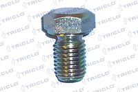 TRICLO 323101 - Long. de rosca [mm]: 12,2<br>Medida de rosca: M12x1,5<br>Ancho de llave: 13<br>Diámetro exterior [mm]: 17<br>Perfil cabeza tornillo/tuerca: Hexágono exterior<br>Superficie: cincado<br>Artículo complementario / información complementaria 2: sin junta tórica<br>Longitud [mm]: 20<br>