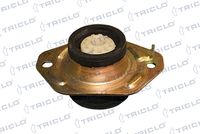 TRICLO 365512 - Material: Caucho/metal<br>Lado de montaje: arriba<br>Lado de montaje: derecha<br>Tipo de cojinetes: Rodamiento de caucho-metal<br>Distancia taladros [mm]: 90<br>Peso [kg]: 0,490<br>