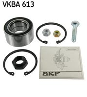 SKF VKBA613 - año construcción desde: 01/1988<br>N.º de chasis (VIN) desde: 44-J-200100<br>Lado de montaje: Eje delantero<br>Número de piezas necesarias: 2<br>Ancho [mm]: 37<br>Diámetro interior [mm]: 43<br>Diámetro exterior [mm]: 82<br>