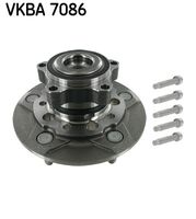 SKF VKBA7086 - Tipo de vehículo: Twin Wheel Rear<br>Lado de montaje: Eje delantero<br>Número de piezas necesarias: 2<br>Diámetro de brida [mm]: 215<br>Llanta, nº de taladros: 6<br>Artículo complementario / información complementaria 2: con sensor ABS incorporado<br>