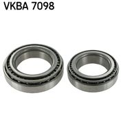 SKF VKBA7098 - Tipo de vehículo: Single Wheel Rear<br>Lado de montaje: Eje delantero<br>Número de piezas necesarias: 2<br>Diámetro de brida [mm]: 208<br>Llanta, nº de taladros: 5<br>Artículo complementario / información complementaria 2: con sensor ABS incorporado<br>